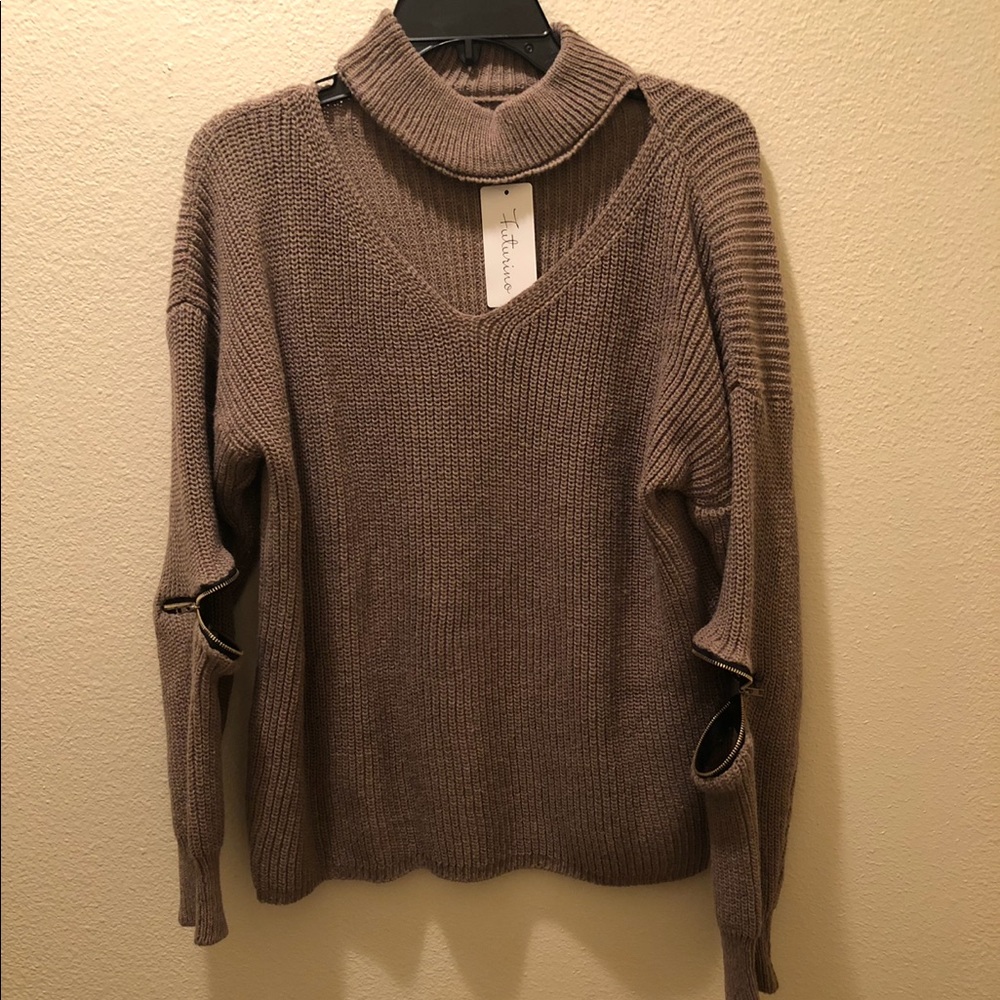 Choker Neck Sweater